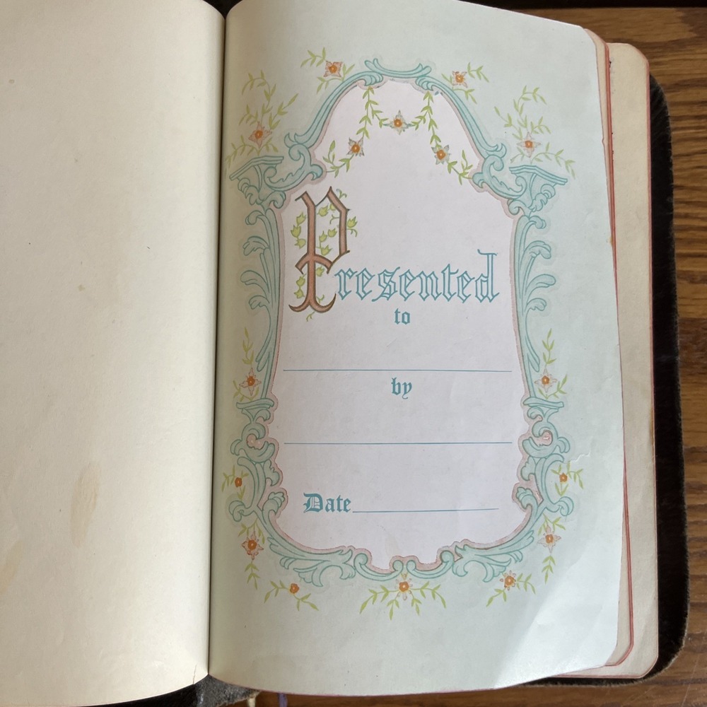 Vintage 1913 KJV Holy Bible Red Letter Master-Art Edition Leather Illustrated - Picture 9 of 16